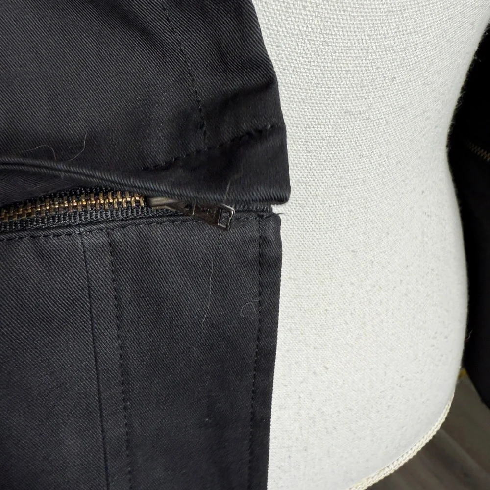 All Saints Black short  trench style short coat Jacket -cp - Picture 15 of 16